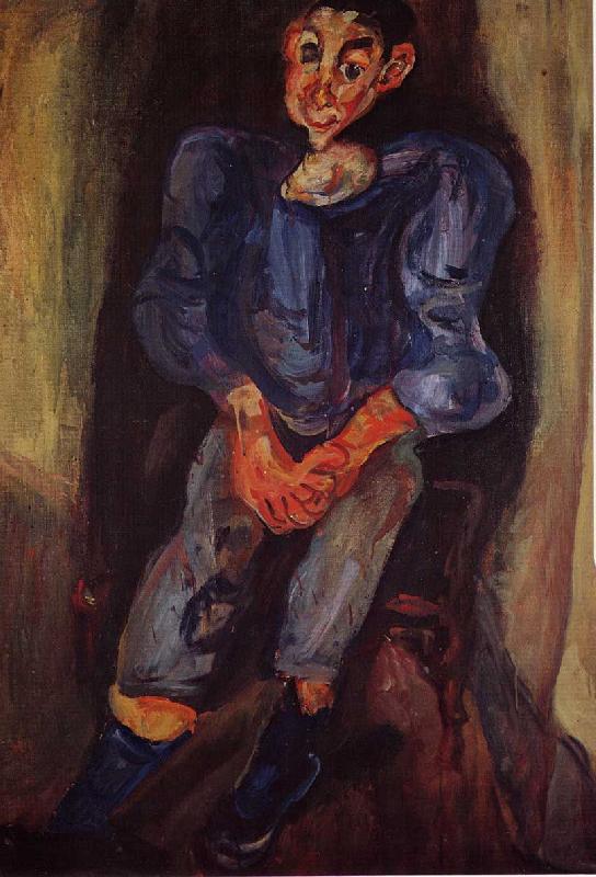 Chaim Soutine Boy in Blue